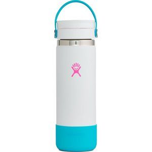 Hydro Flask 20 oz. Elevate Series Wide Mouth Bottle White Pink Blue MSRP= $39.95